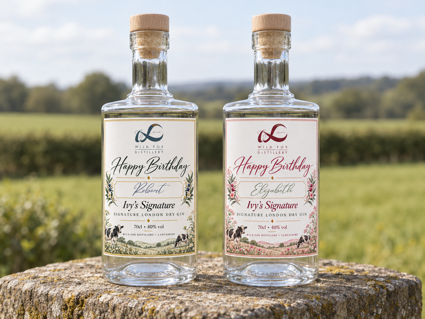 Personalised Happy Birthday Gin